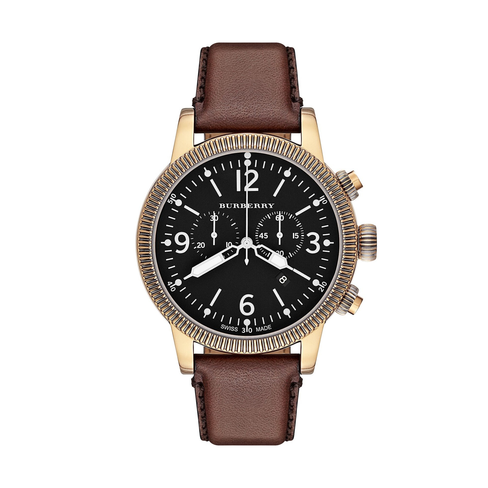 BURBERRY ساعت مچی مردانه چرمی باربری مدل BU7819