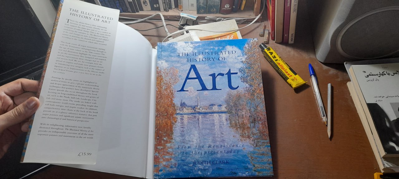 کتاب the Illustrated History Of Art (دست دوم)