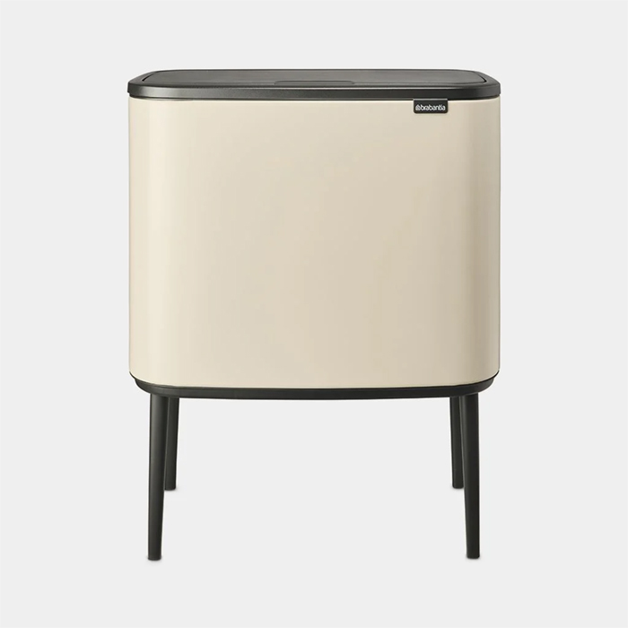 سطل زباله 11+23 لیتر بژ برابانتیا | Brabantia BO TOUCH BIN