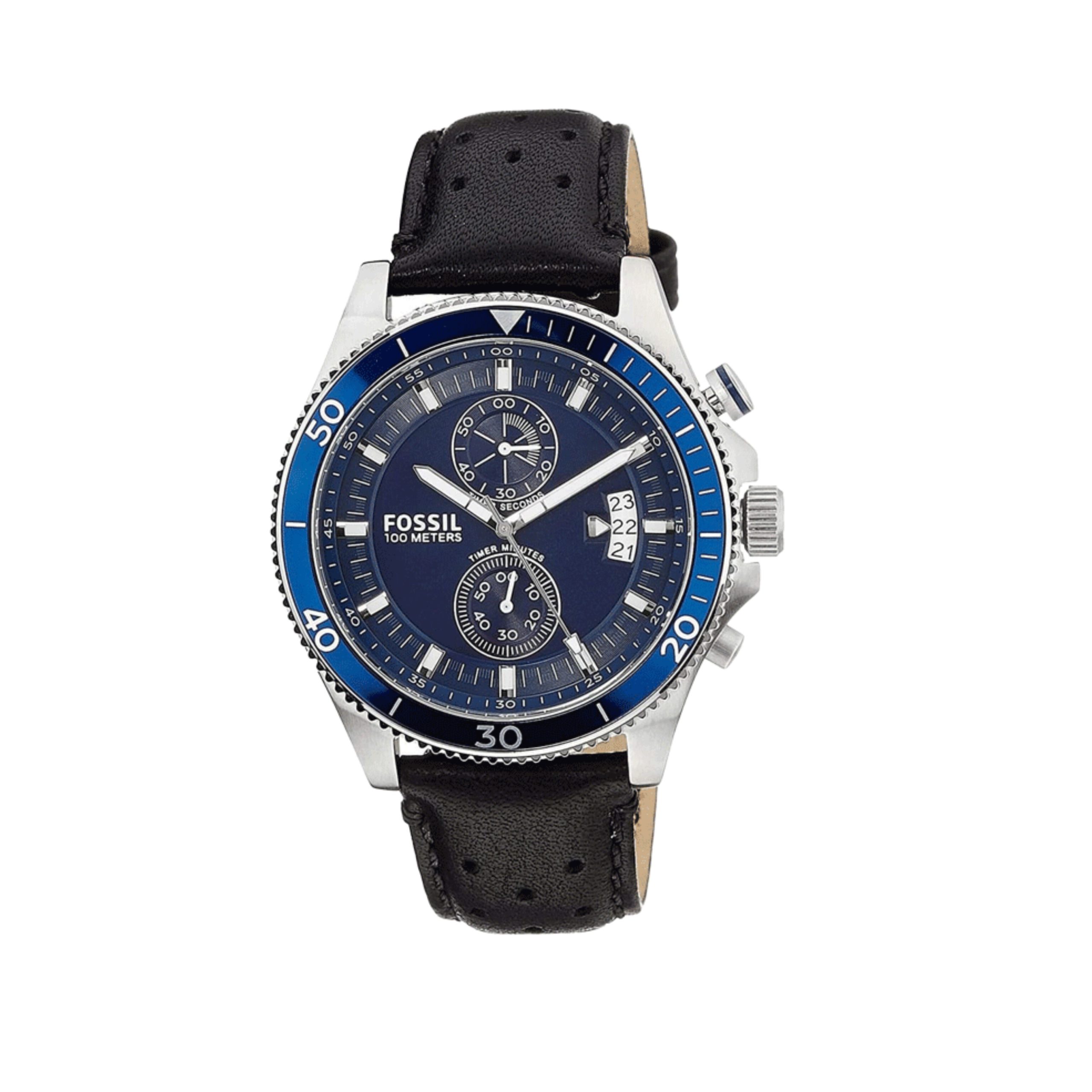 FOSSIL ساعت مچی مردانه چرمی فسیل مدل CH2945
