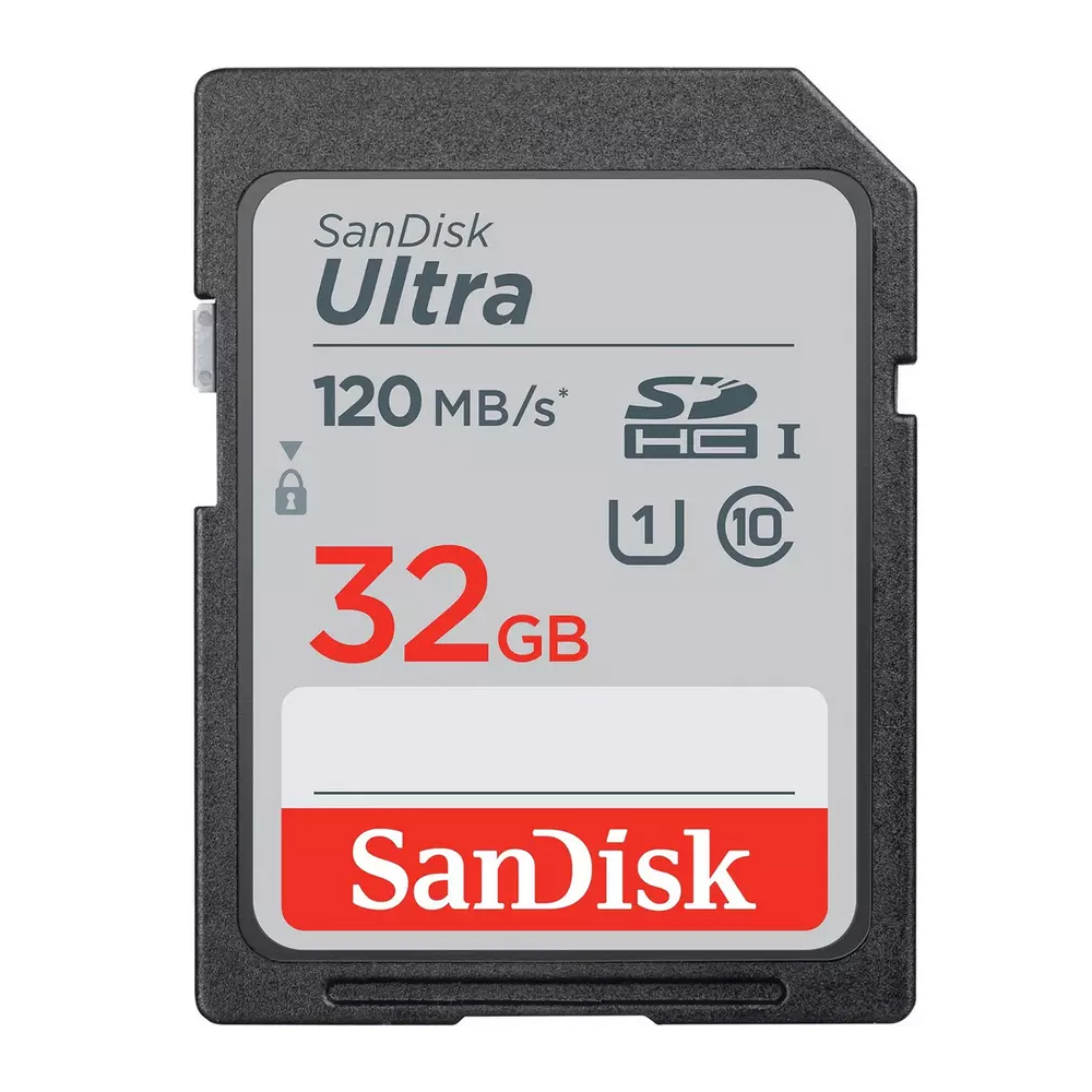 کارت حافظه SDXC سن دیسک مدل Ultra C10 استاندارد UHS-I U1 سرعت 120MBps ظرفیت 32GB