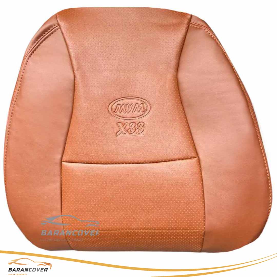 روکش صندلی ام وی ام mvm x33 قدیم 1389-1393 چرم رنگ مارون پرتقالی