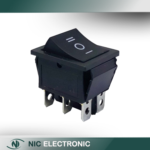 کلید راکر ROCKER SWITCH 6P 3C (KCD4-203) BRASS