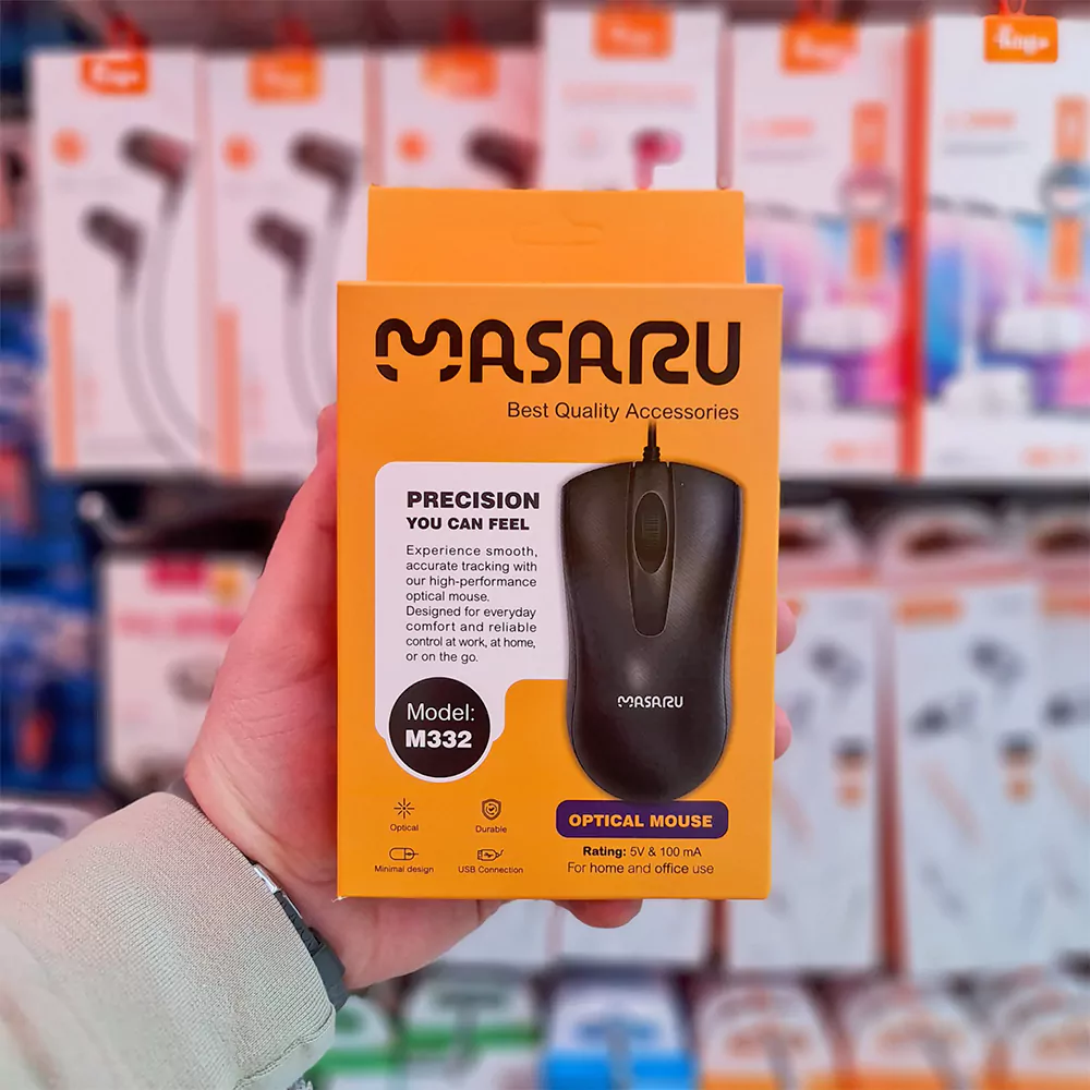 موس سیمی MASARU مدل M332 با اتصال USB