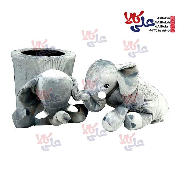 ست سطل و کاور دستمال کاغذی فیل