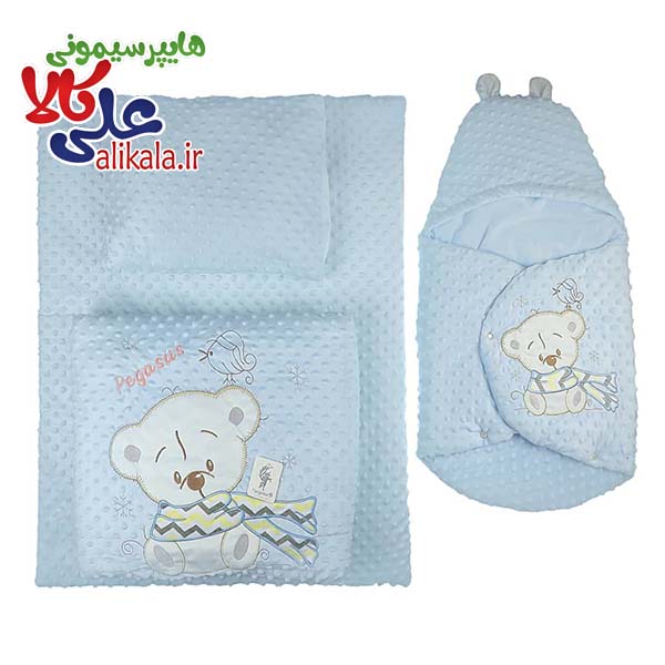 سرویس خواب 4 تکه پگاسوس طرح خرس شال بلند