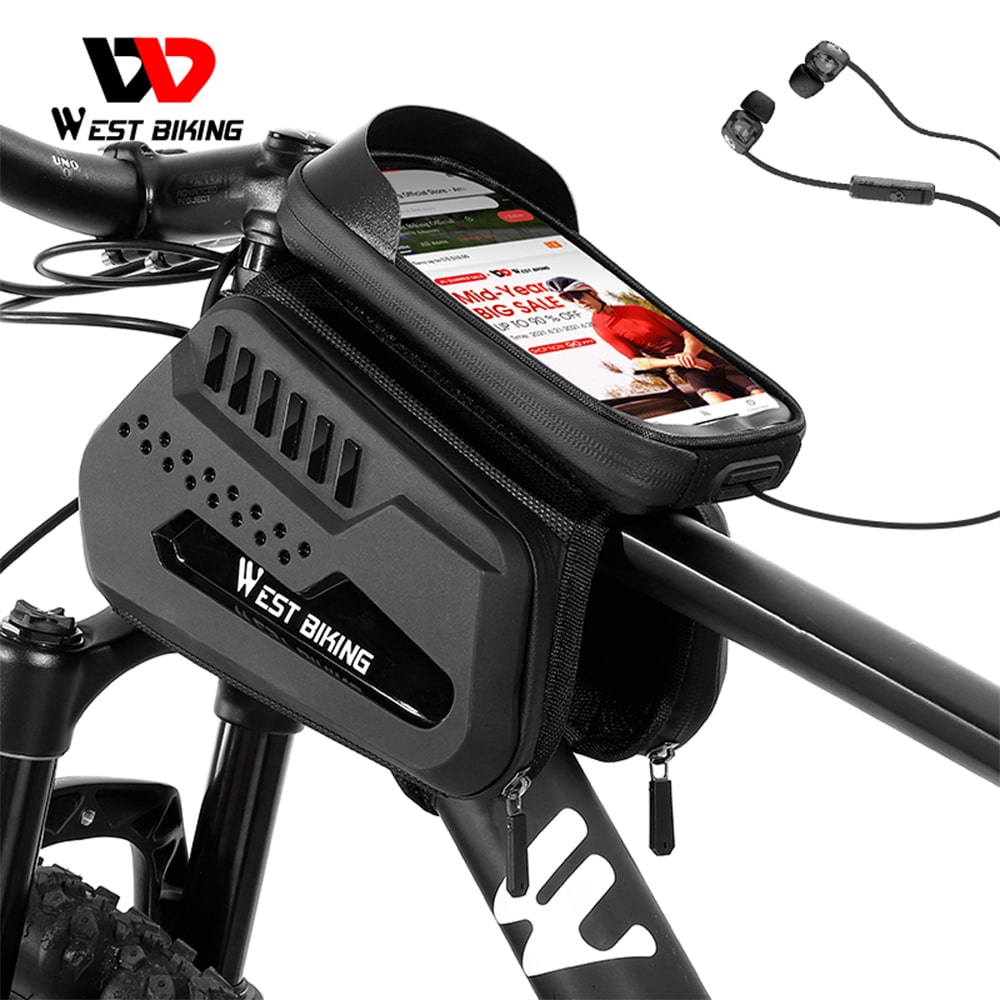 کیف خورجینی روی تنه دوچرخه وست بایکینگ WESTBIKING 1.4L