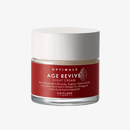 کرم شب ضدپیری اوریفلیم Optimals Age Revive شماره 42549 | بازسازیکننده و مغذی پوست
