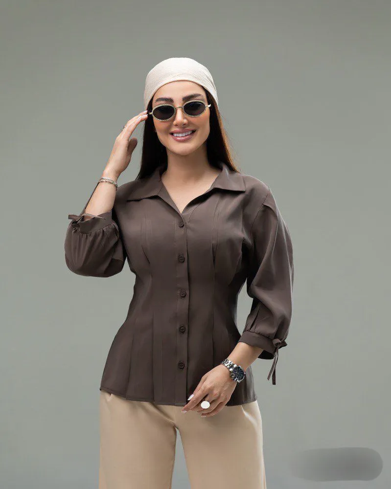 شومیز کمرپیله لیانا