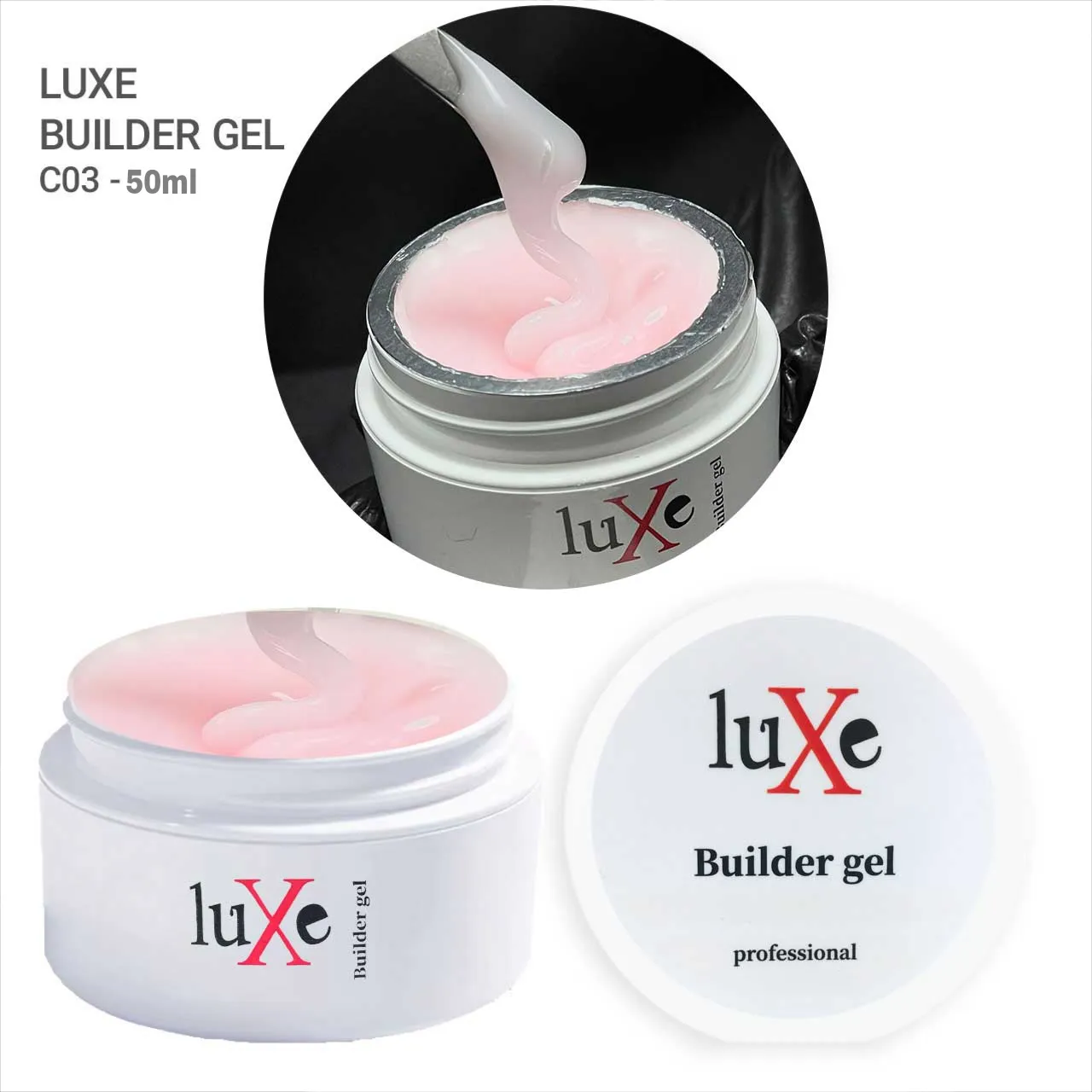 بیلدر ژل لوکسی 50 میل کد Luxe 03