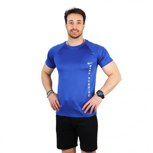 تیشرت مردانه آستین کوتاه رگلان سوزنی NIKE RUNNING کد 39010 تکی