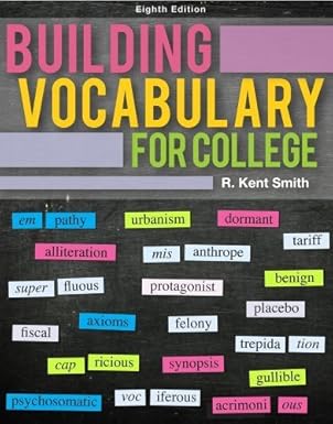 Building Vocabulary for College 8th