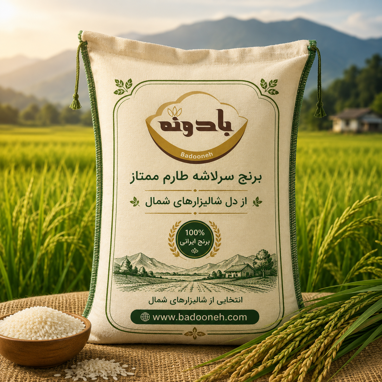برنج سرلاشه طارم هاشمی