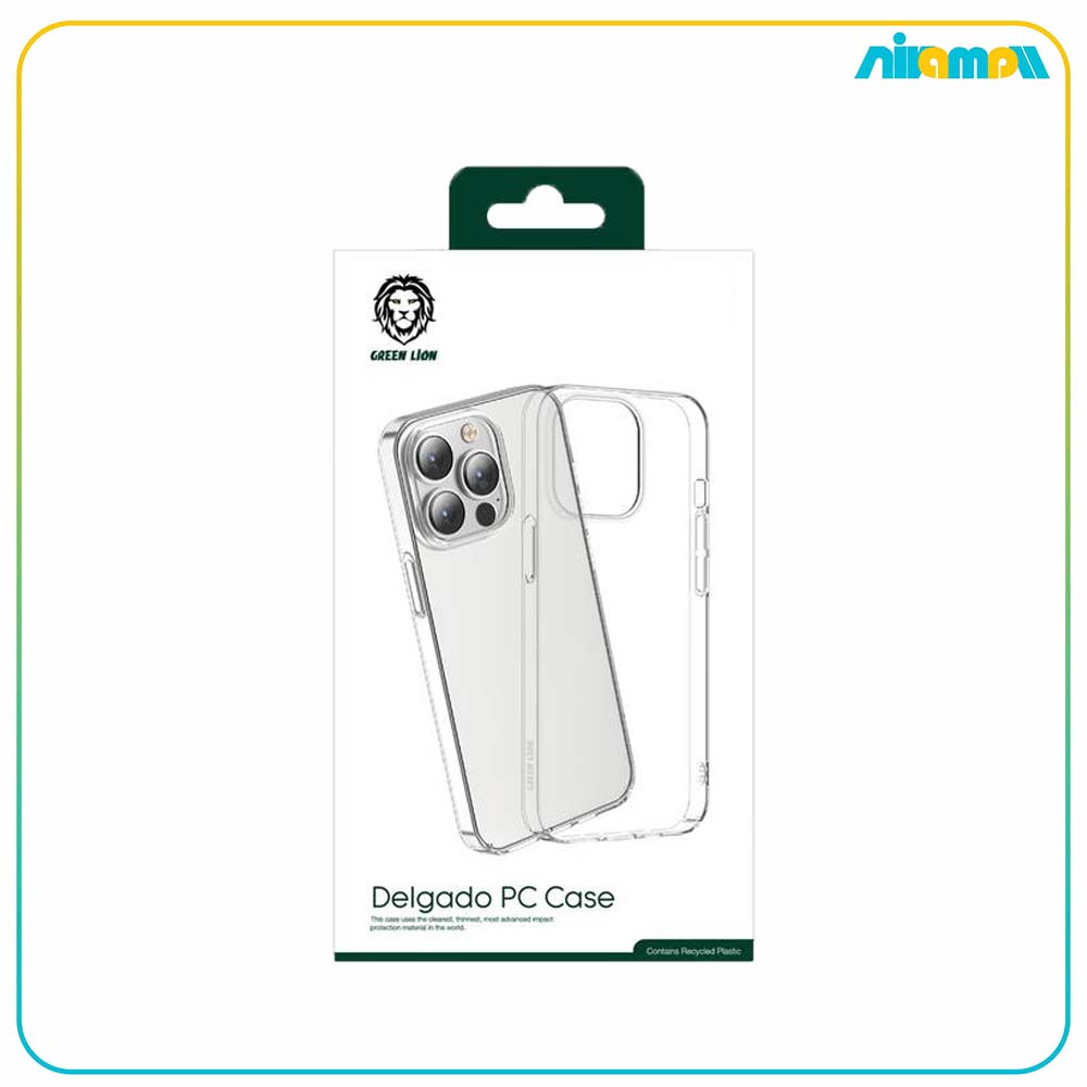 کاور گرین لاین مدل Delgado PC مناسب برای گوشی موبایل iPhone 14 Pro