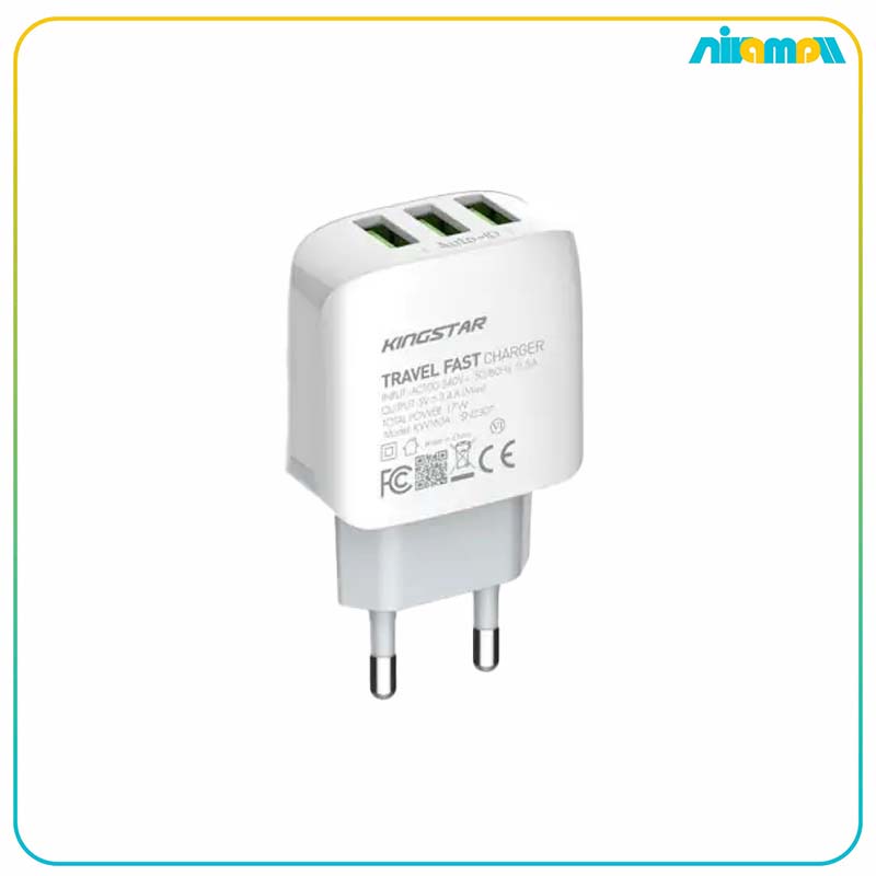 شارژر دیواری کینگ استار مدل KW163C