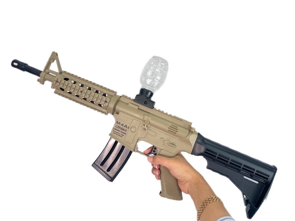 تفنگ اسباب بازی تیر ژله‌ای برقی M4A1