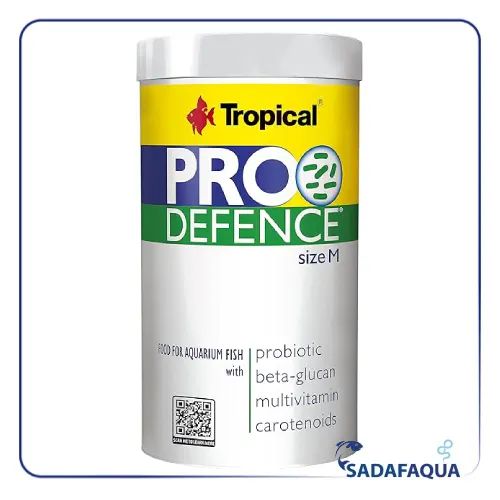 غذای ماهی پروبیوتیک پرو دیفنس سایز مدیوم تروپیکال Tropical - پک صدف آکوآ