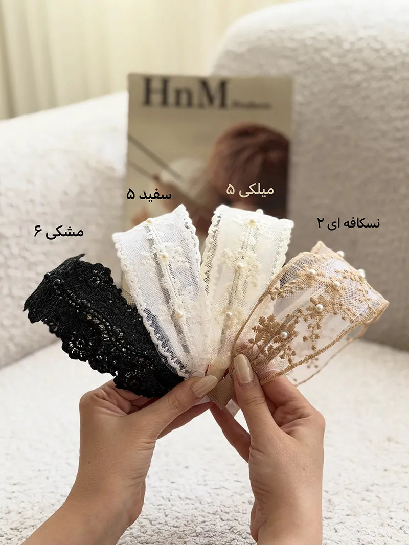 تل گیپور مرواریدی - سفید-طرح-۵