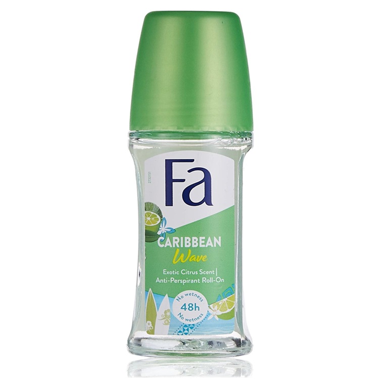 رول ضد تعریق زنانه فا Fa مدل Caribbean Wave رایحه لیمو کارائیبی