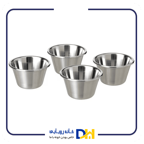 پیاله نقلی استیل۴تایی ایکیا GRILLTIDER