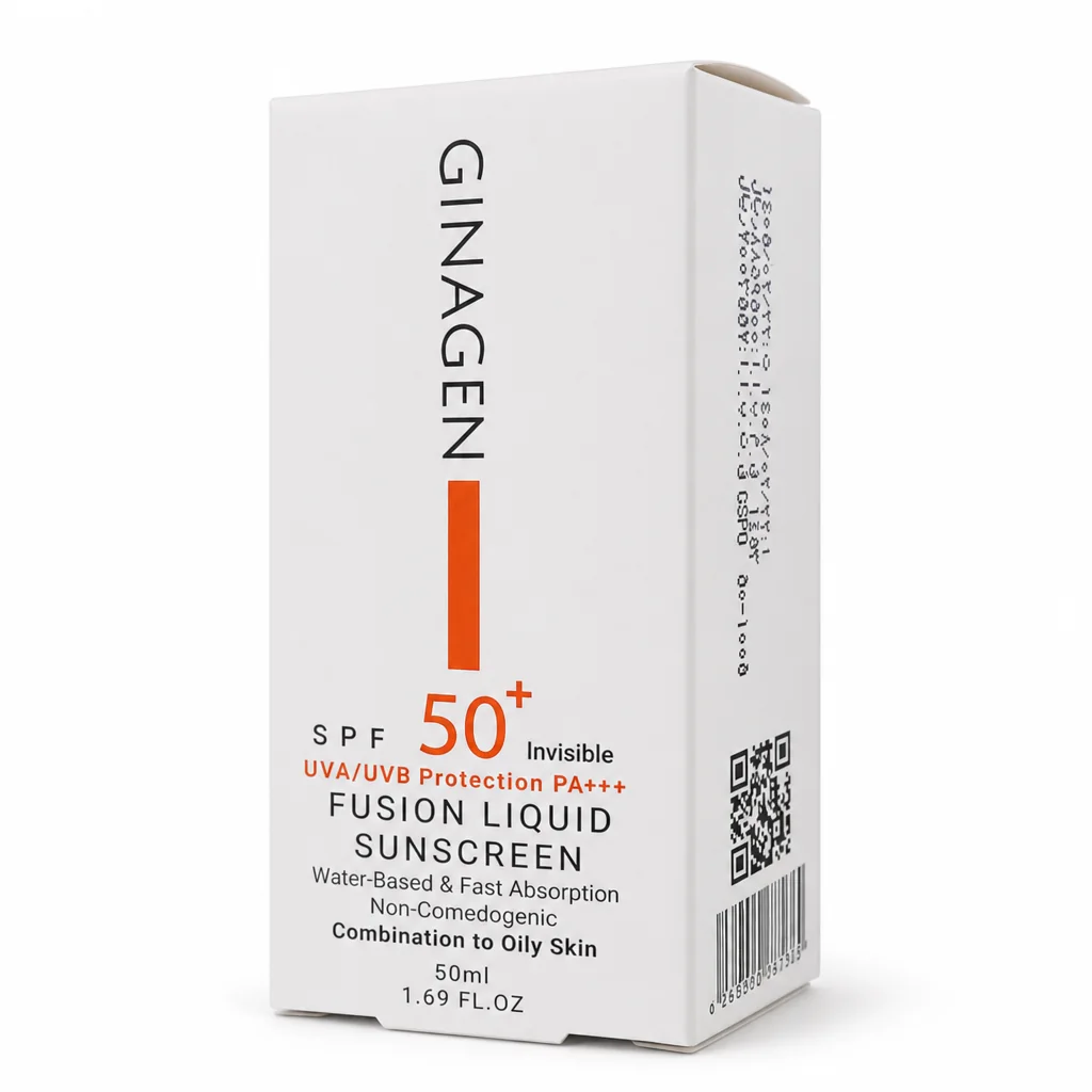 کرم ضد آفتاب فیوژن لیکوئید جیناجن SPF 50+