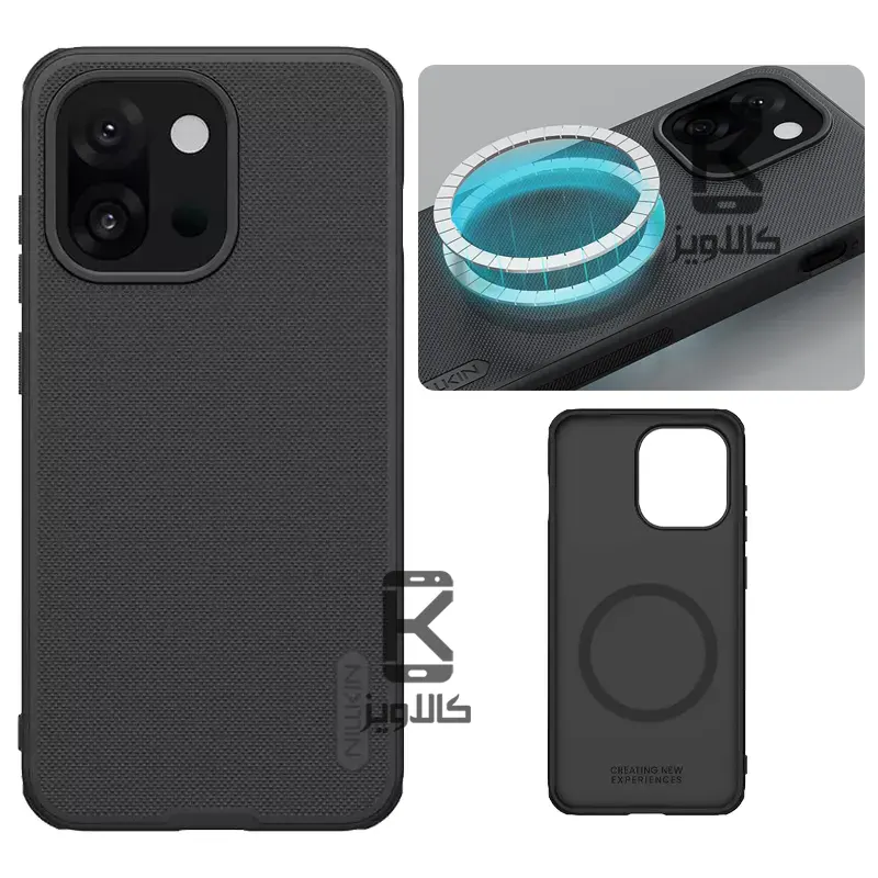 قاب مغناطیسی نیلکین گوشی وان پلاس 13T مدل Frosted Shield Pro Magnetic