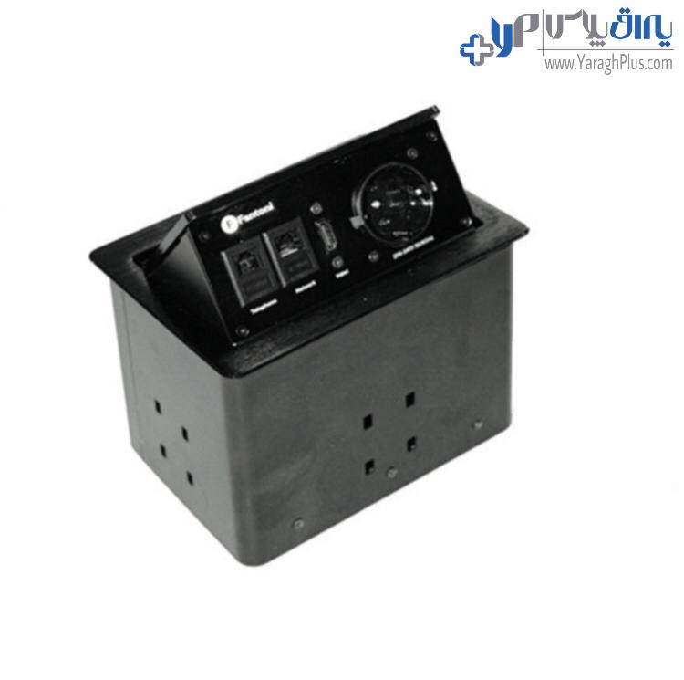 پریز توکار با درب تاچ مکانیکی فانتونی N330 - N331