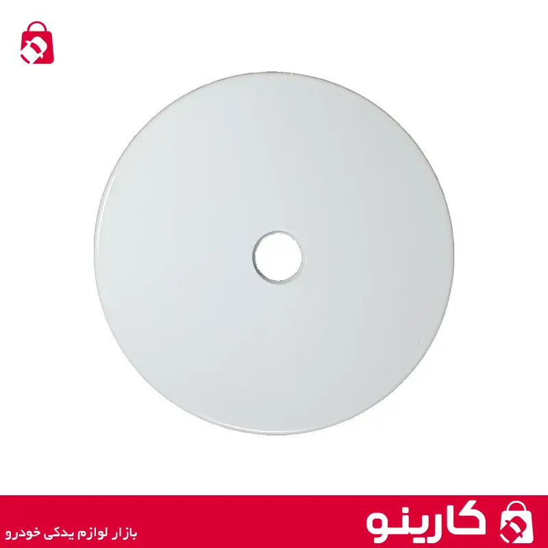 درب باک بیرونی پژو 206 سفید فابریک درب باک بنزین 206