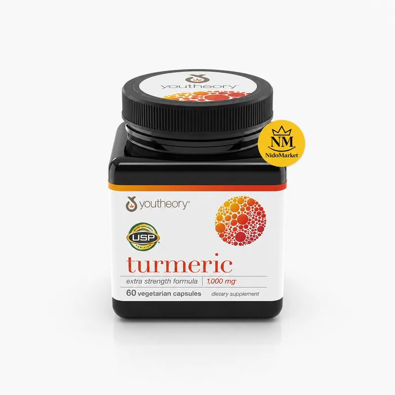 کپسول زردچوبه یوتئوری Extra Strength Formula 1000mg - 60 عددی