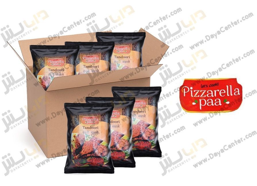 ادویه تندوری پیزارلا پا کارتن 25 عددی