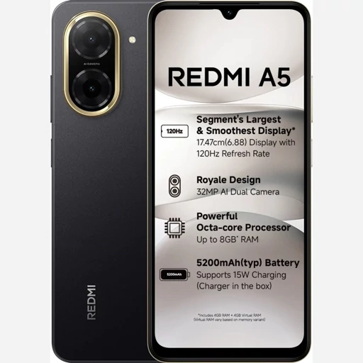 گوشی موبایل مدل XIAOMI Redmi A5 128G RAM 4-active