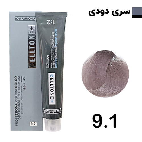 رنگ مو بلوند خاکستری خیلی روشن سلتون پلاس شماره 9.1