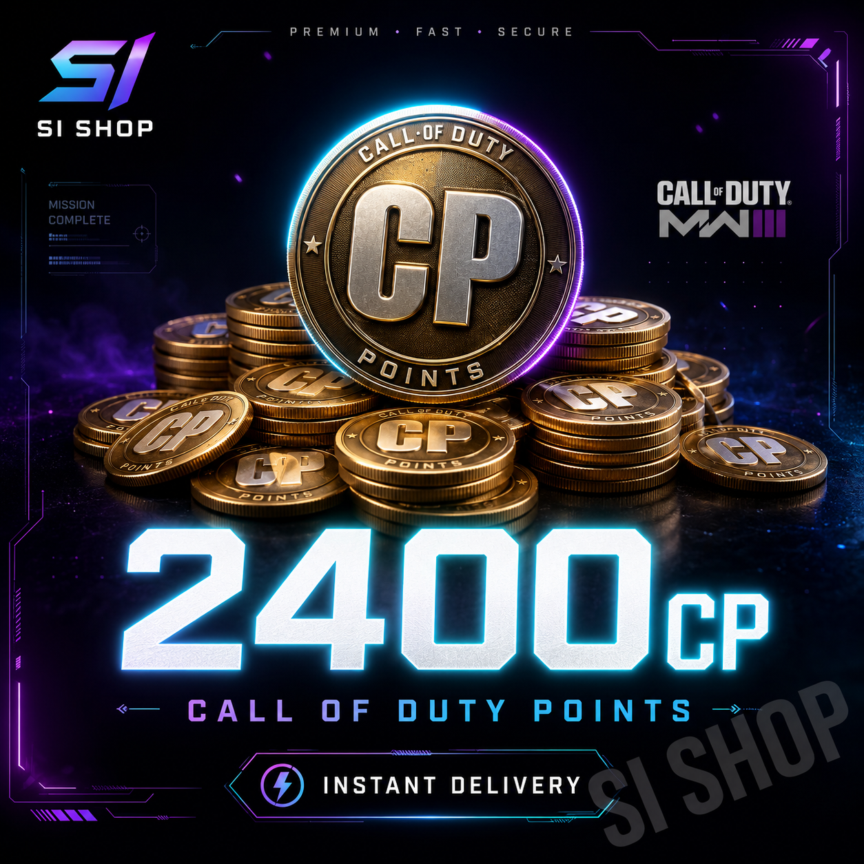 خرید 2400 سیپی فوری کالاف