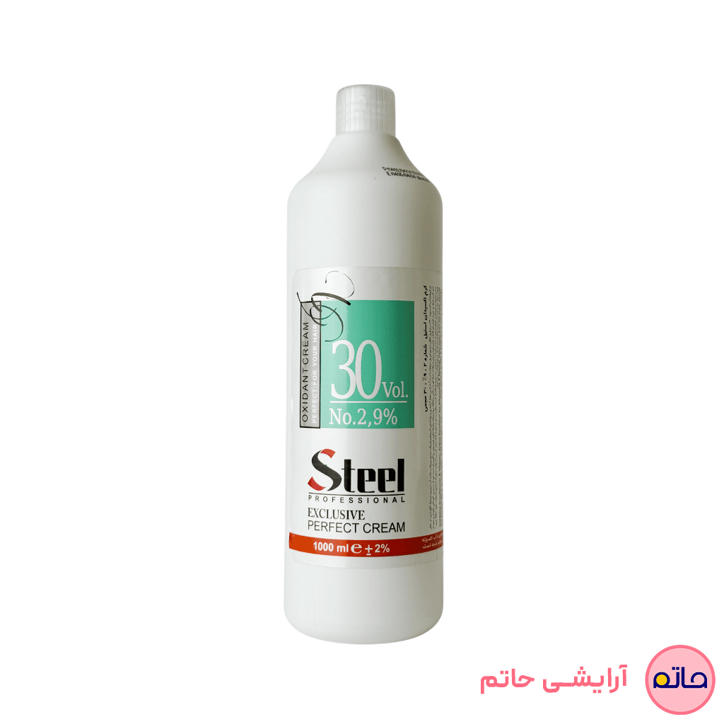 اکسیدان کم آمونیاک استیل 9% حجم 1 لیتر