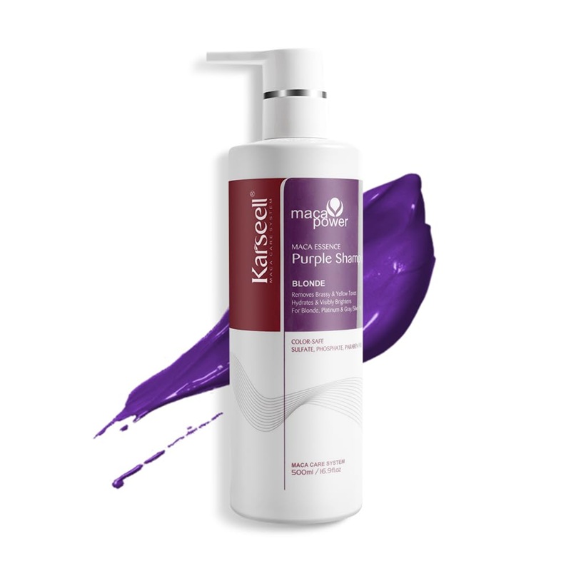 شامپو بنفش کارسل  Karseell Maca Essence Purple Shampoo