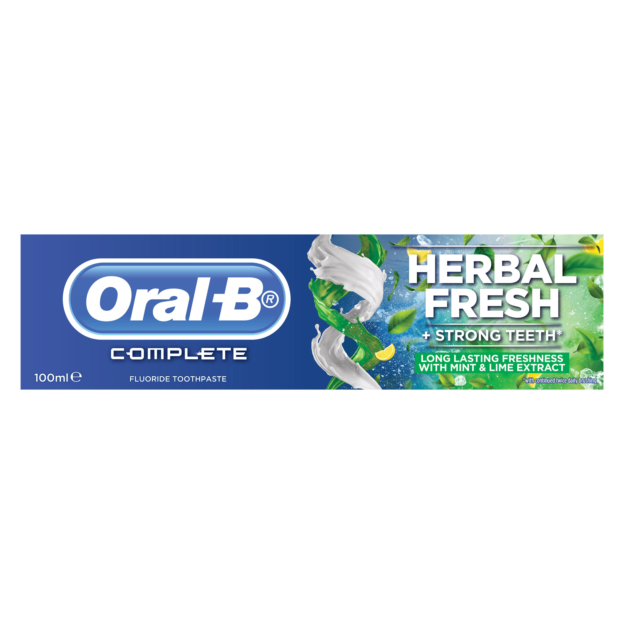 خمیردندان اورال بی Oral-B اورجینال مدل Herbal protect (کاملا گیاهی)حجم 100 میل