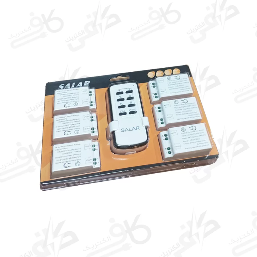 ریموت لوستر 6 کانال مجزا