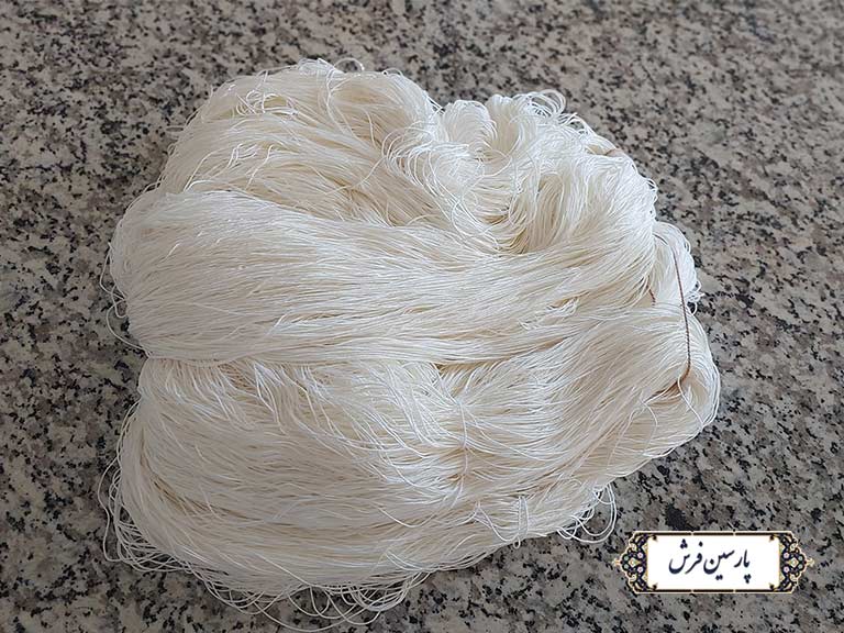 نخ ابریشم چله درجه یک کاشان