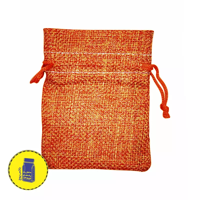 کیسه پارچه ای کنفی نارنجی