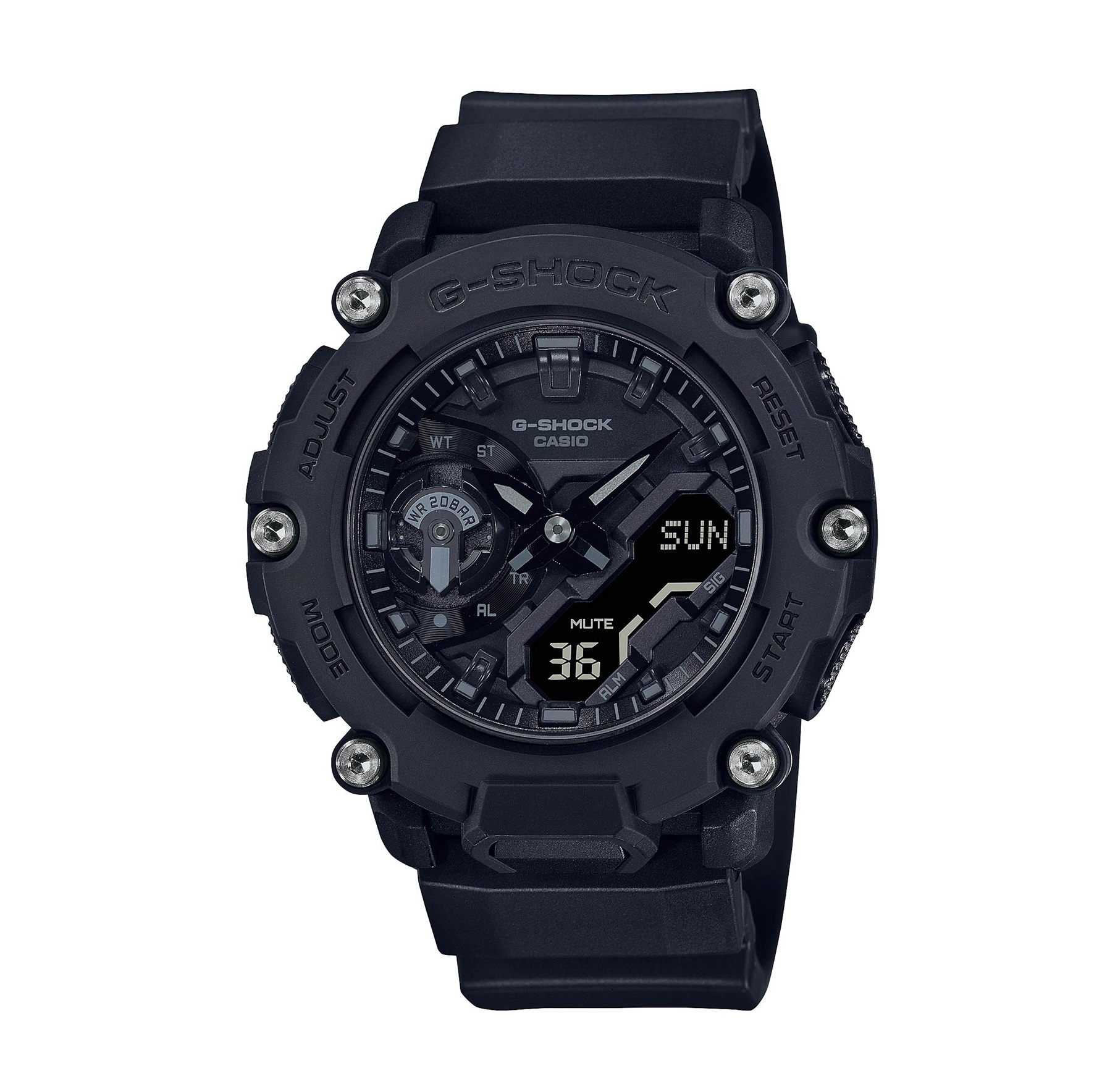 ساعت مردانه کاسیو جی شاک مدل GA-2200BB-1ADR