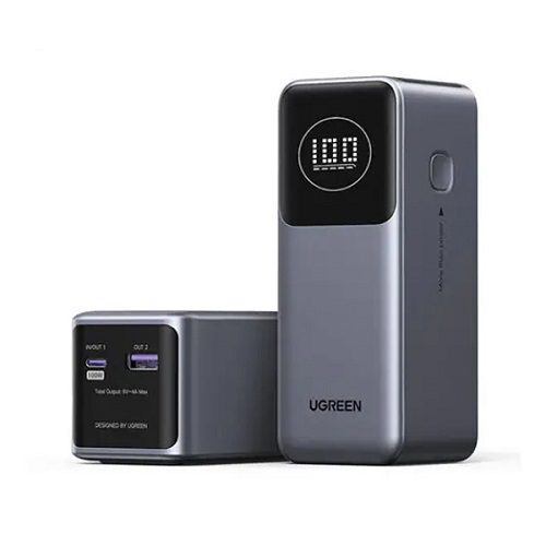 پاوربانک 100 وات یوگرین مدل PB724-35526B ظرفیت 12000 میلی آمپر ساعت