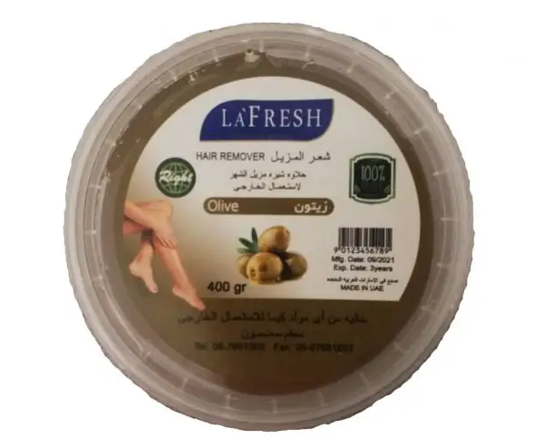 موم اپلاسیون عربی لا فرش La Fresh با رایحه زیتون 400 گرمی