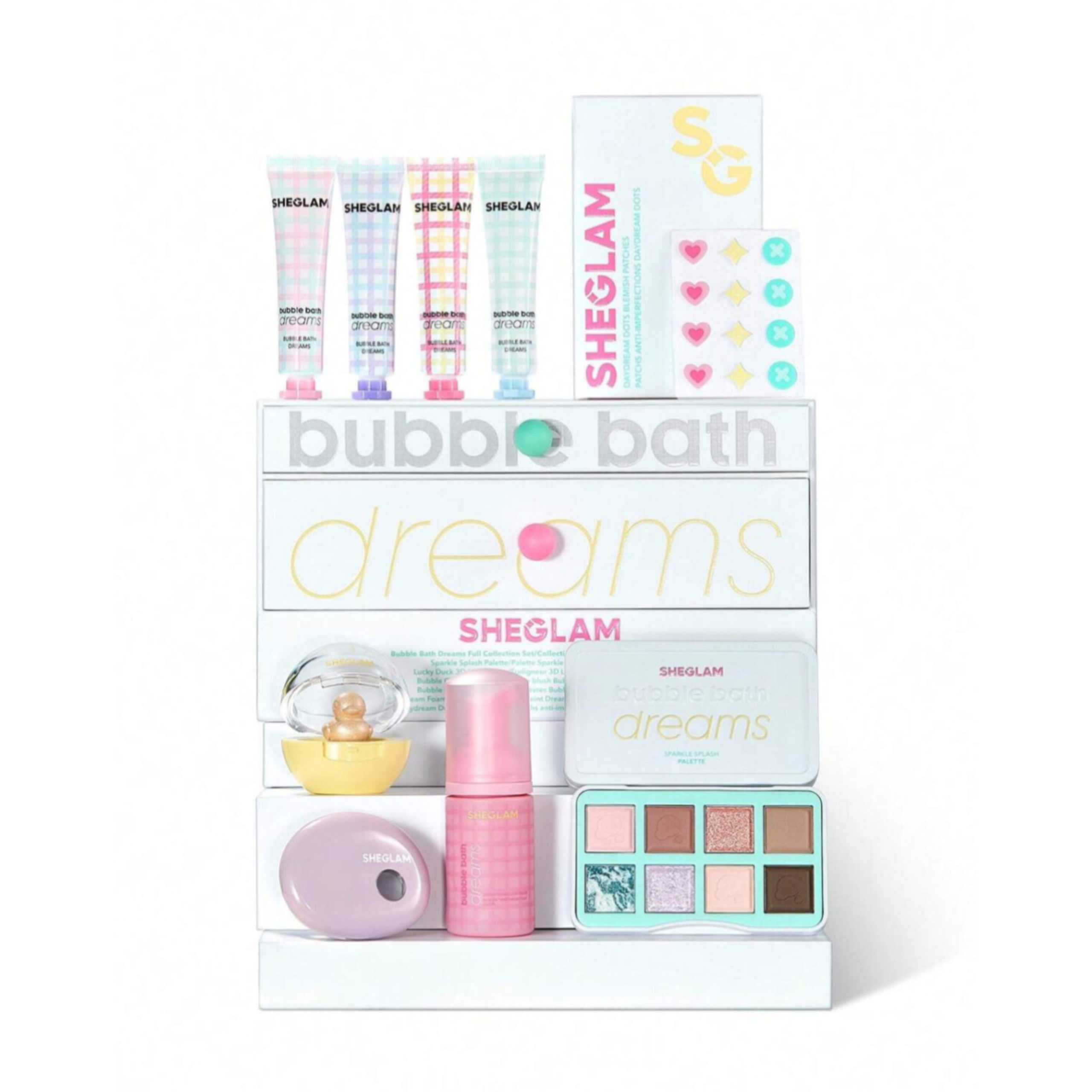 کالکشن بابل بث دریمز شیگلم – Bubble bath dreams full collection set sheglam