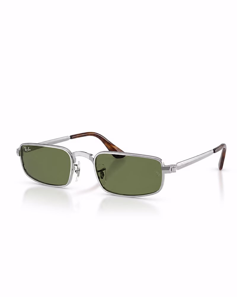 عینک آفتابی زنانه ریبن مدل RayBan RB3927 - فريم نقره اي عدسي سبز