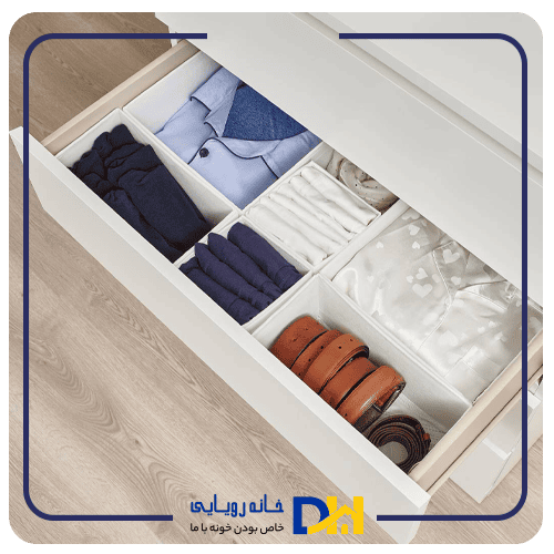 باکس نظم دهنده۶تایی سفید ایکیا SKUBB