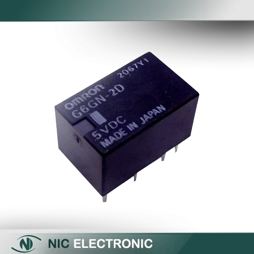 رله 5V مینیاتوری 8 پایه ژاپنی مارک OMRON کد G6GN-2D