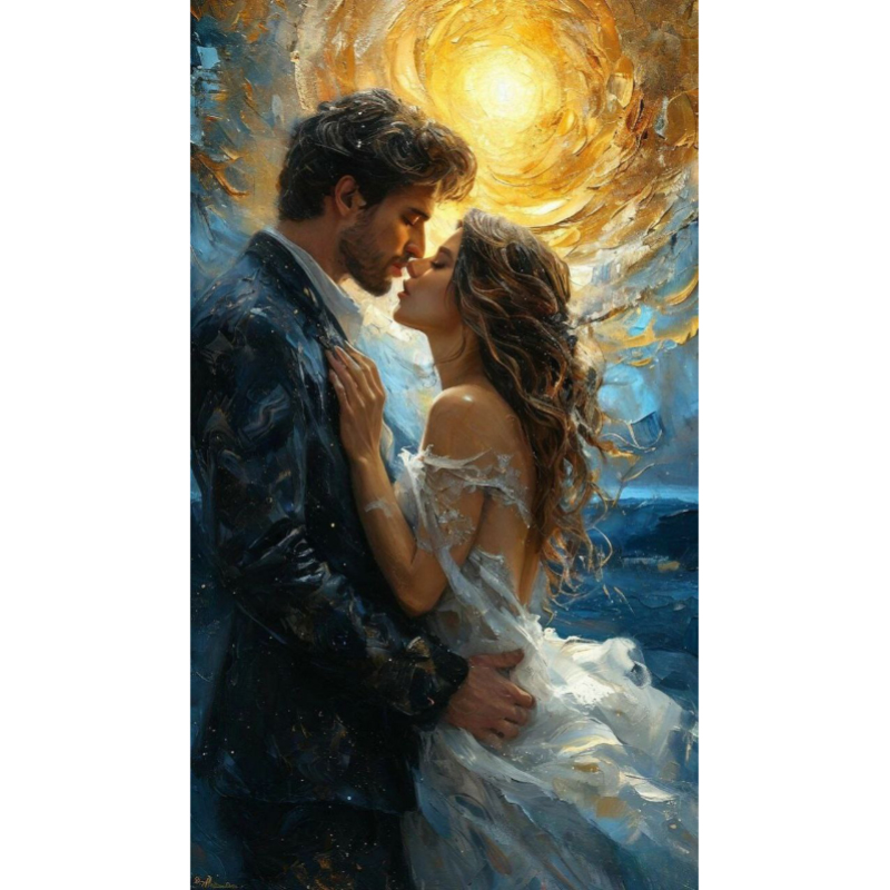 تابلو نقاشی الماسی بزرگسال کد 0054