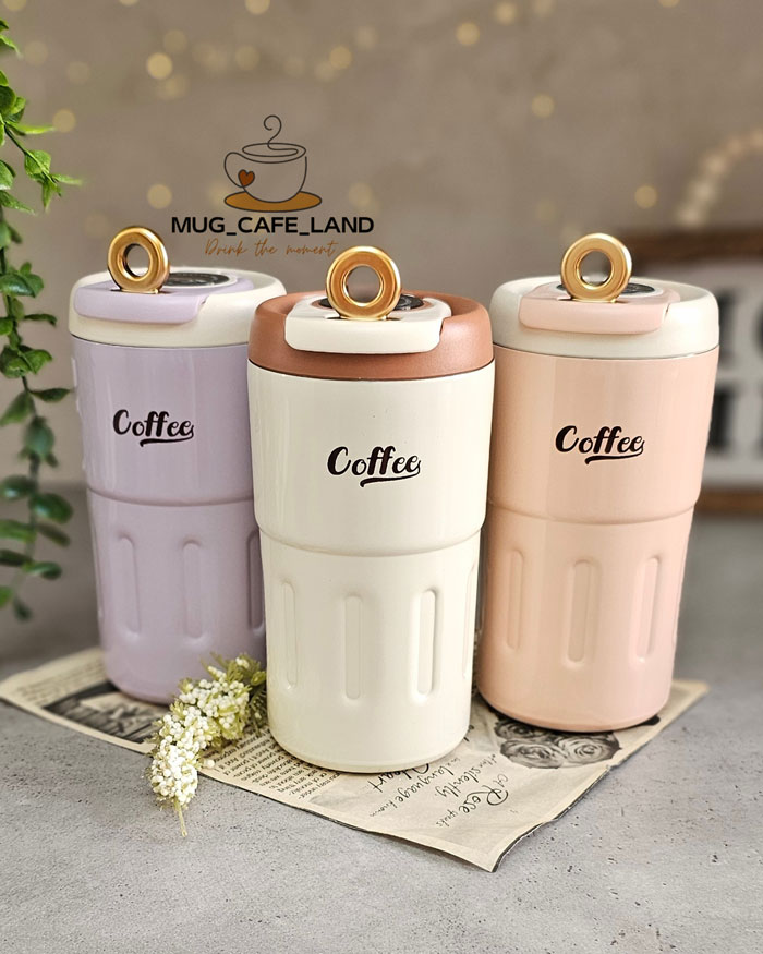 تراول ماگ دماسنج دار استیل 316 کد 521