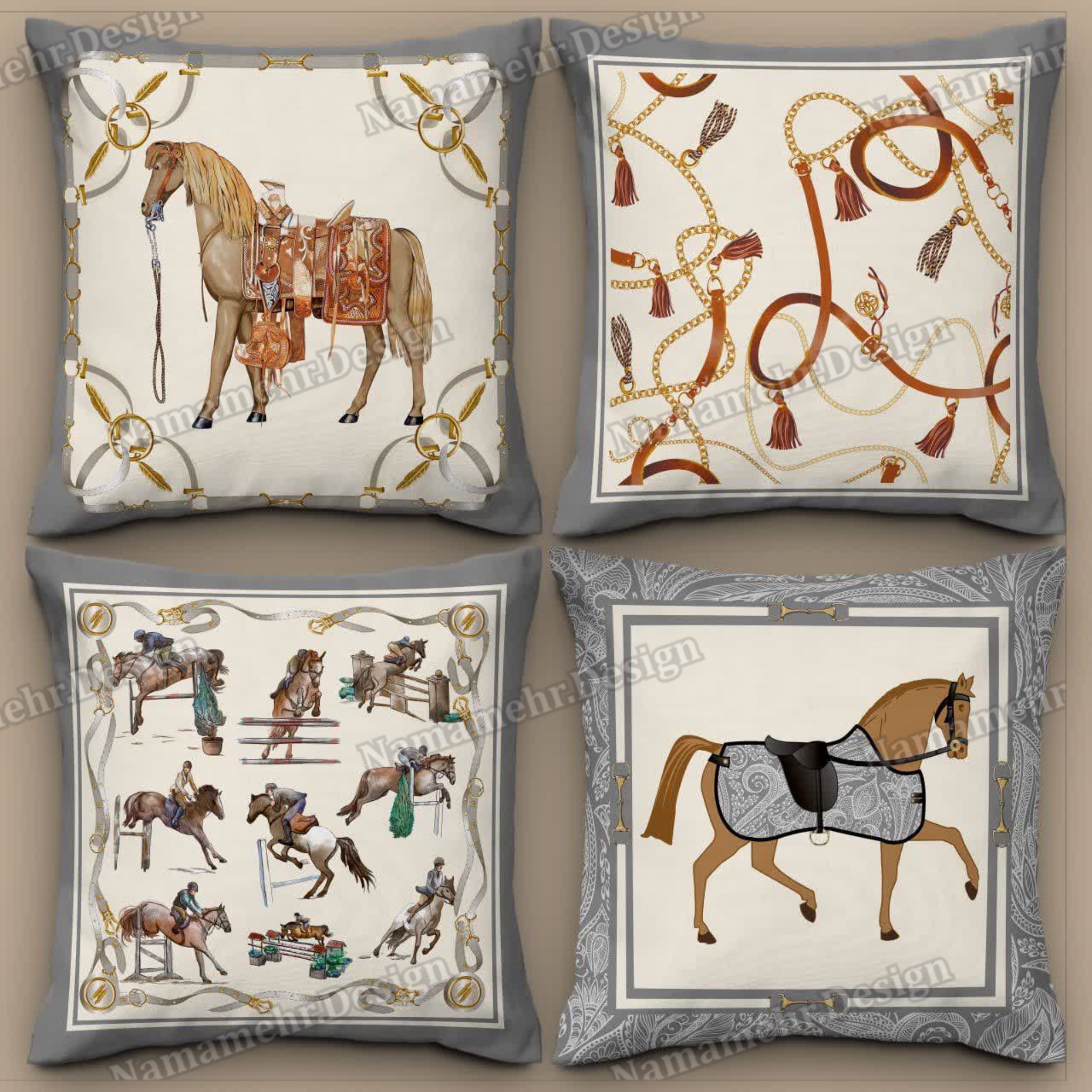 کوسن اماده ارسال طرح هرمس کد W06
