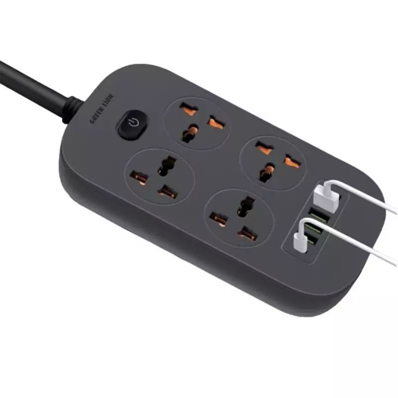 چند راهی برق گرین لیون مدل Green lion GNPOWS5USB power socket 2500W